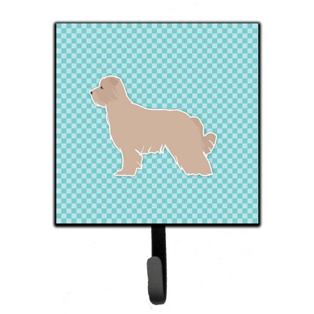 Carolines Treasures Pyrenean Shepherd Checkerboard Blue Leash or Key Holder BB3718SH4